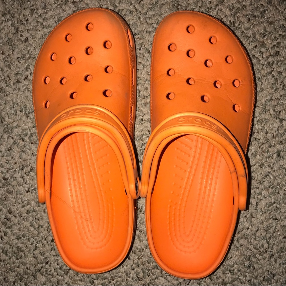Orange Crocs!